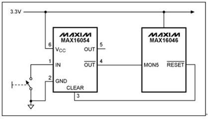 为MAX16046 EEPROM可编程系统管理器增加自动重启功能_电子设计应用_电子设计产品方案